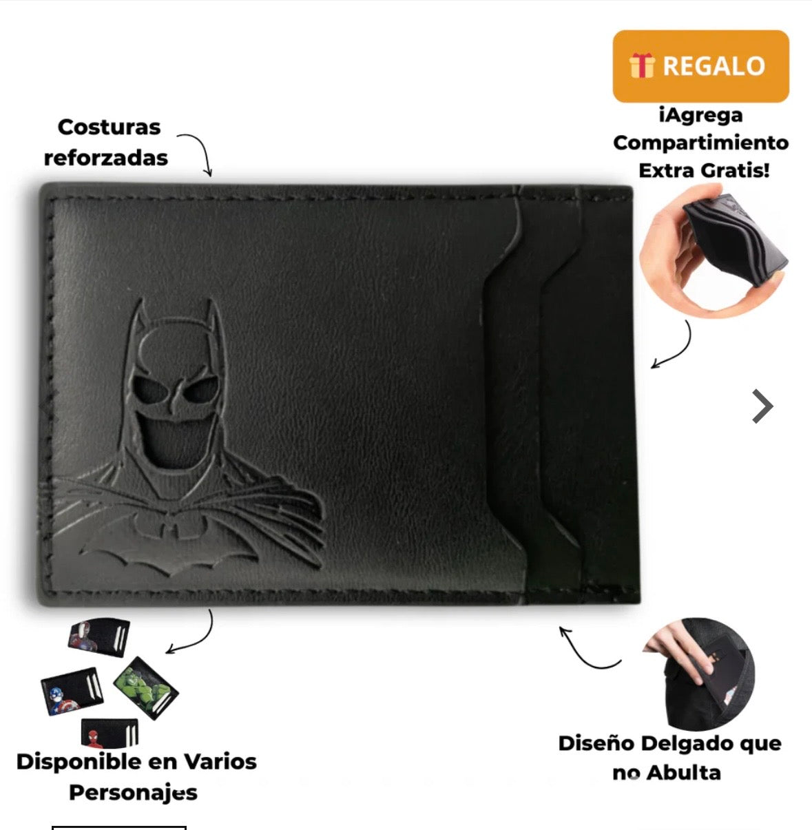 Tarjetero Caballero Oscuro